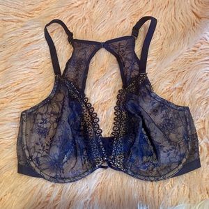 Victoria's Secret Very Sexy Unlined Bra Blue 36DDD